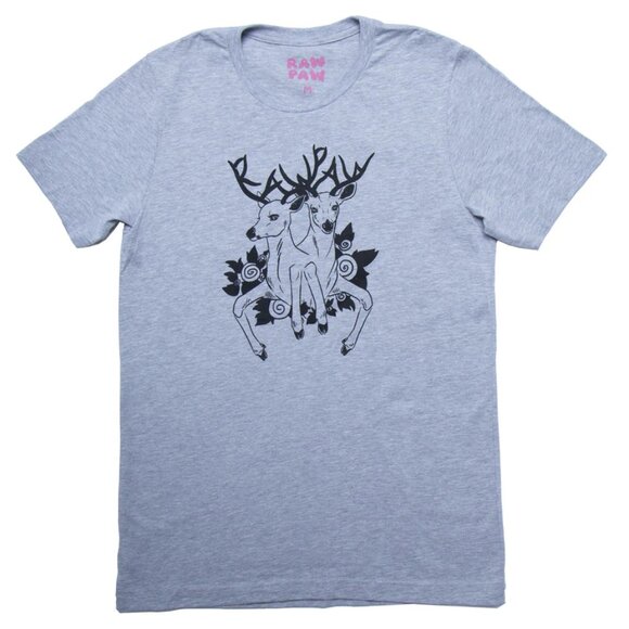 New! Raw Paw Deer T-Shirt - Picture 1 of 1